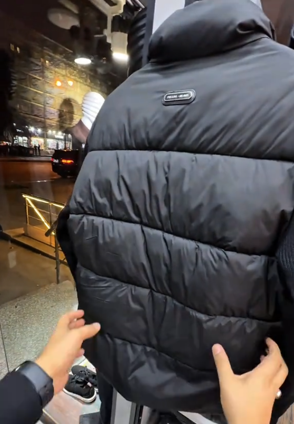 Men's luxury down jacket