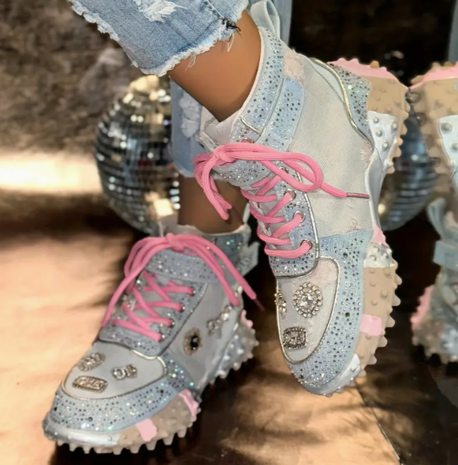 Water Brick High-Top Women's Sneakers