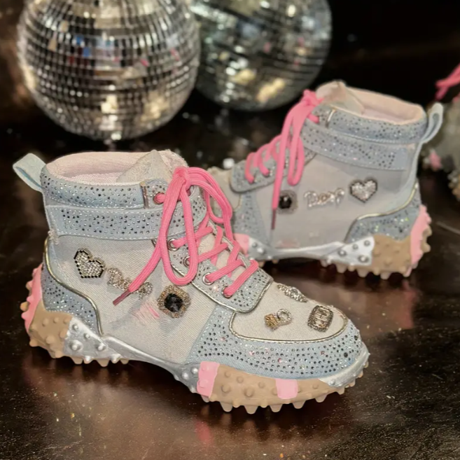 Water Brick High-Top Women's Sneakers