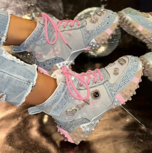 Water Brick High-Top Women's Sneakers