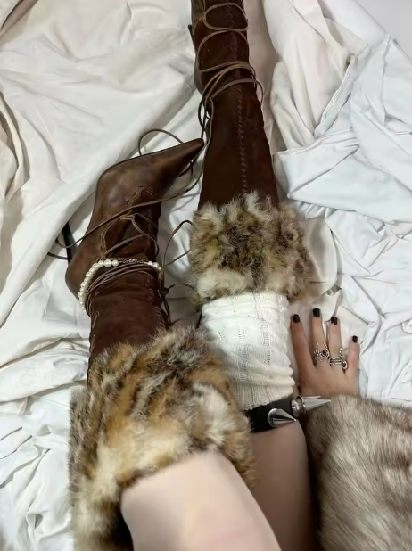 Retro high boots for women