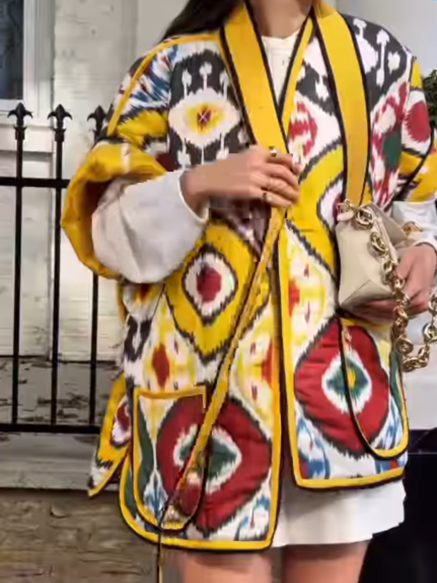 Printed Front And Back Coat