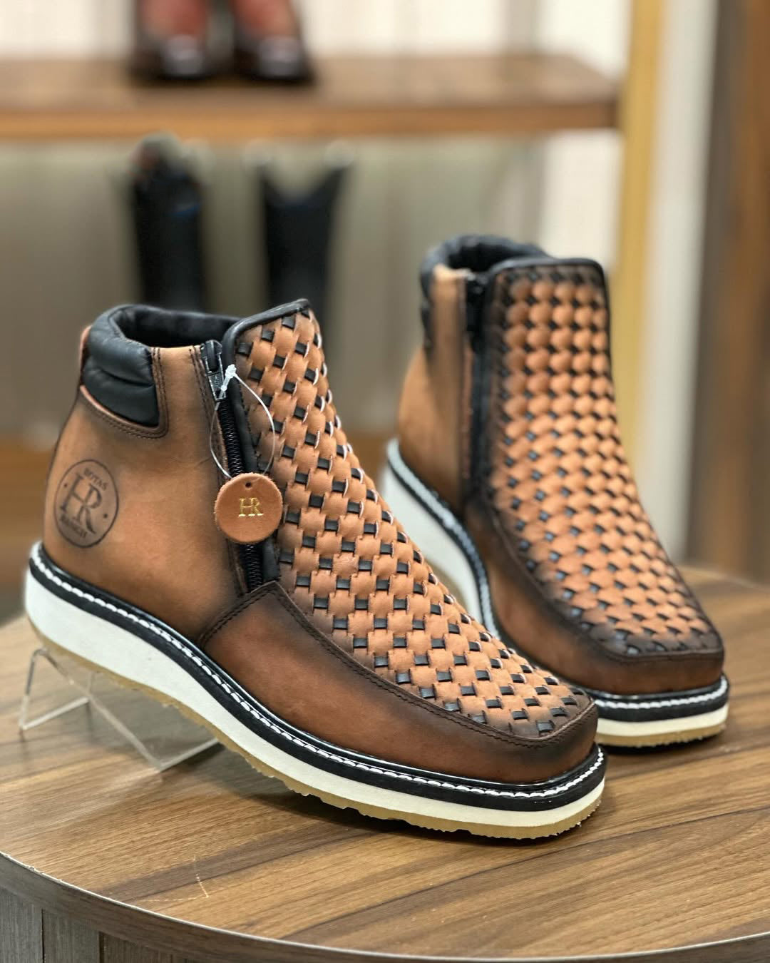 Handmade Western Cowboy Boots-H25061