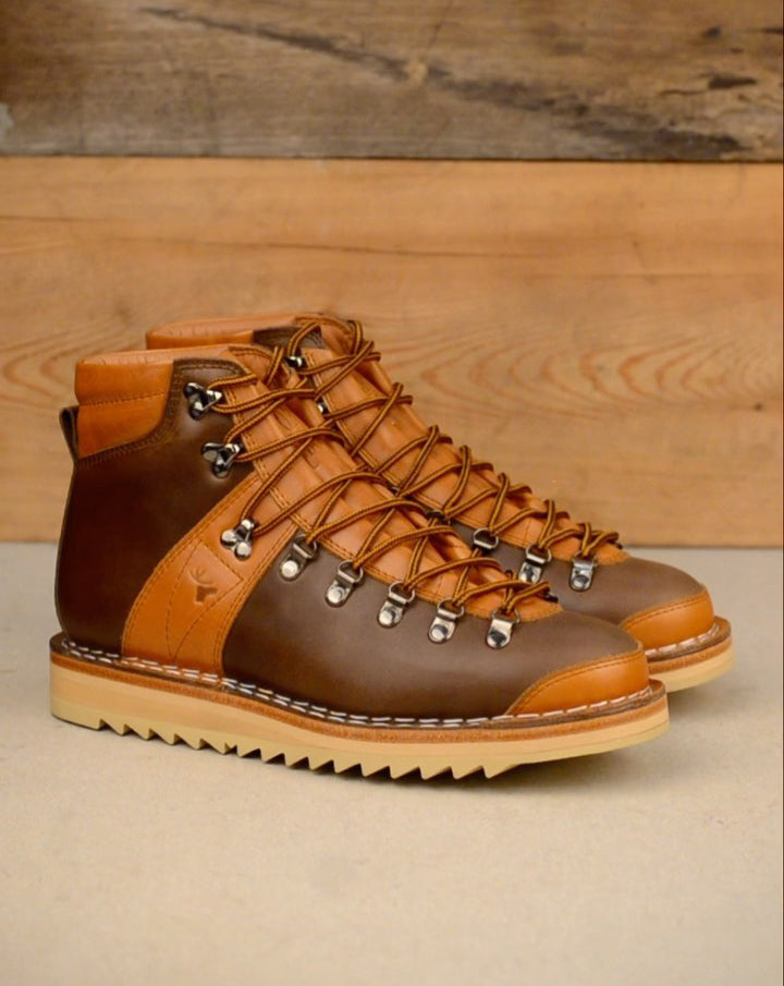 Italian handmade calf leather boots
