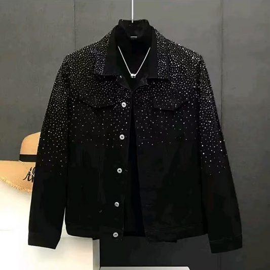 Rhinestone Baby's breath Jacket
