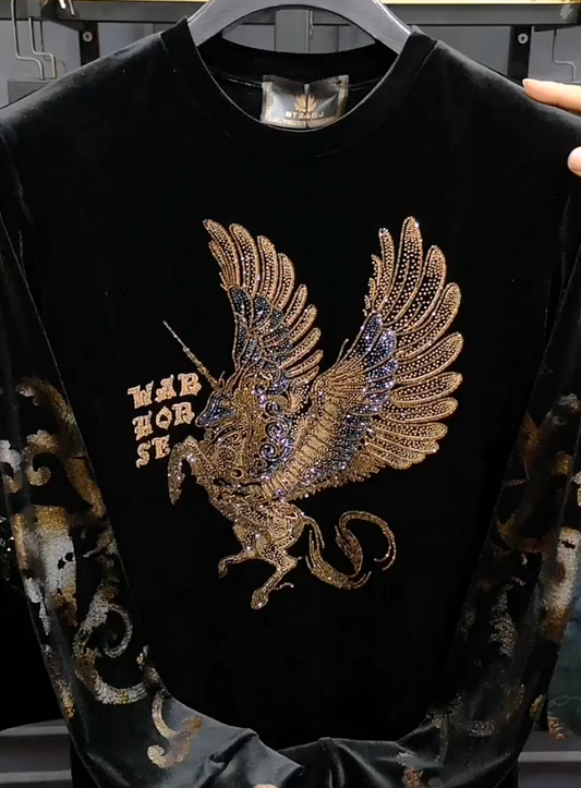 Unicorn rhinestone sweatshirt