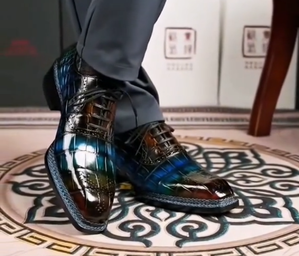 Men's versatile casual leather shoes