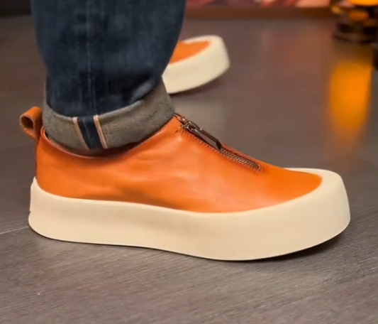 Men's zipper loafers