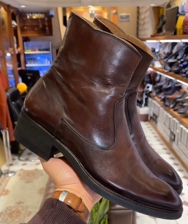 Men's long Martin boots