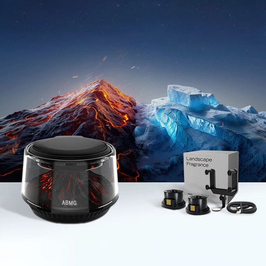 Volcano & Glacier Car Air Freshener