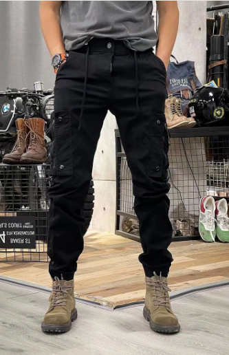 Men's Baggy Skinny Cargo Pants