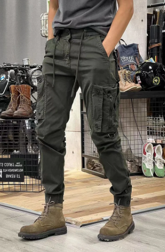 Men's Baggy Skinny Cargo Pants