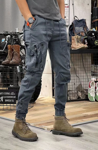 Men's Baggy Skinny Cargo Pants
