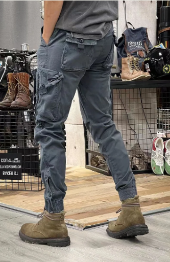 Men's Baggy Skinny Cargo Pants