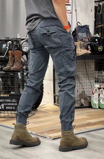 Men's Baggy Skinny Cargo Pants