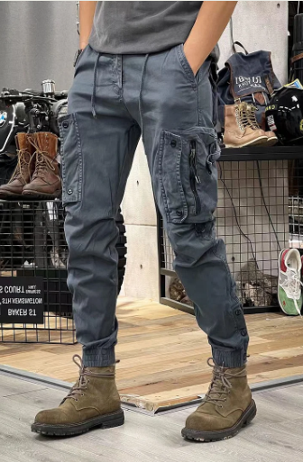 Men's Baggy Skinny Cargo Pants