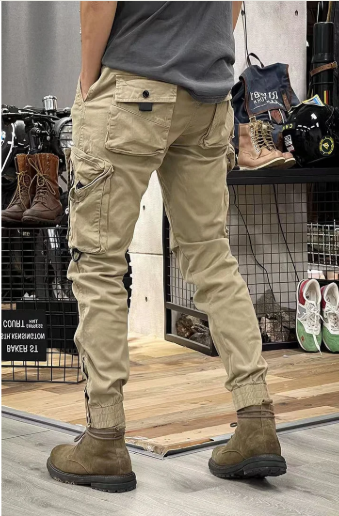 Men's Baggy Skinny Cargo Pants