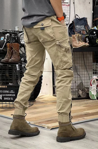 Men's Baggy Skinny Cargo Pants