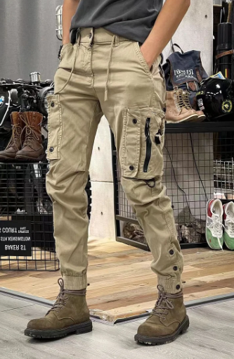 Men's Baggy Skinny Cargo Pants