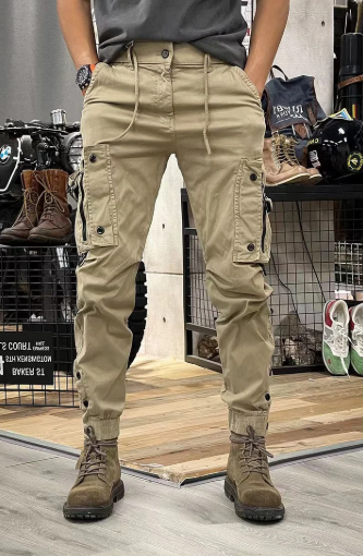 Men's Baggy Skinny Cargo Pants