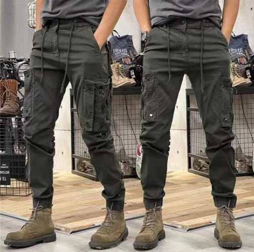 Men's Baggy Skinny Cargo Pants
