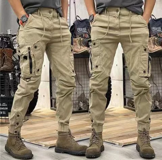 Men's Baggy Skinny Cargo Pants