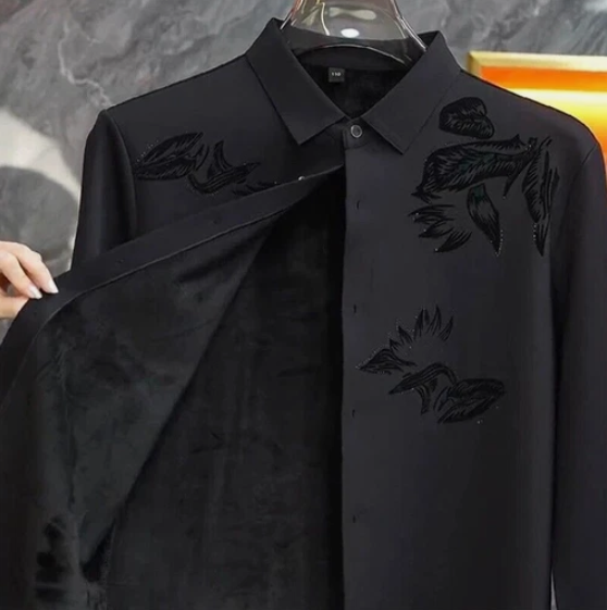 Men's luxury rhinestone shirt