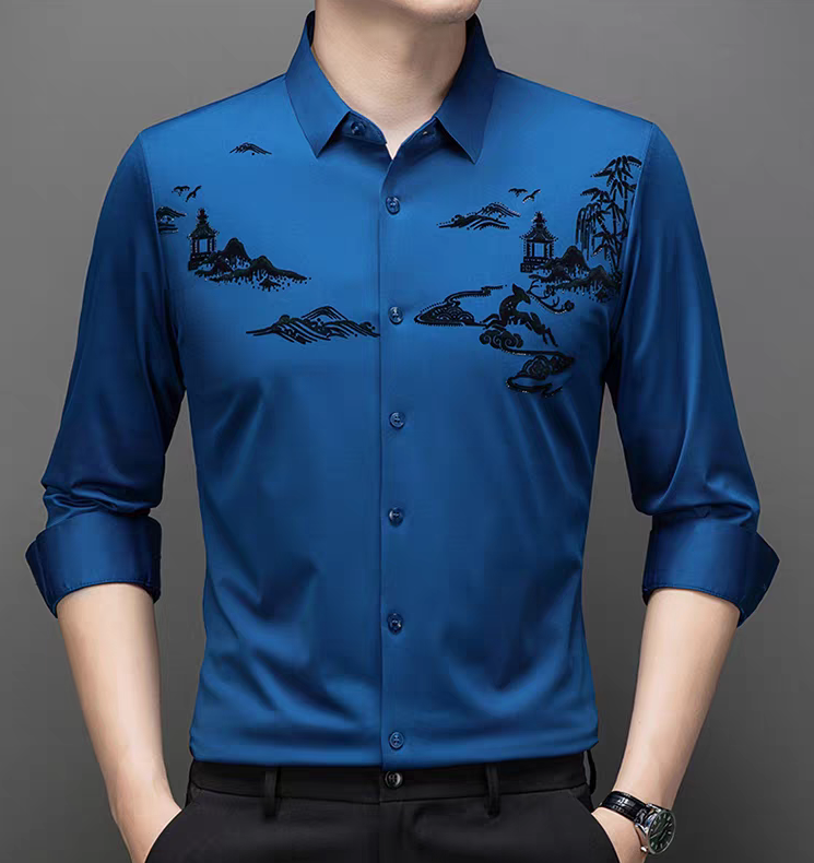High-end silk shirt