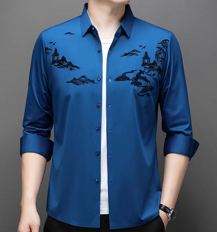 High-end silk shirt