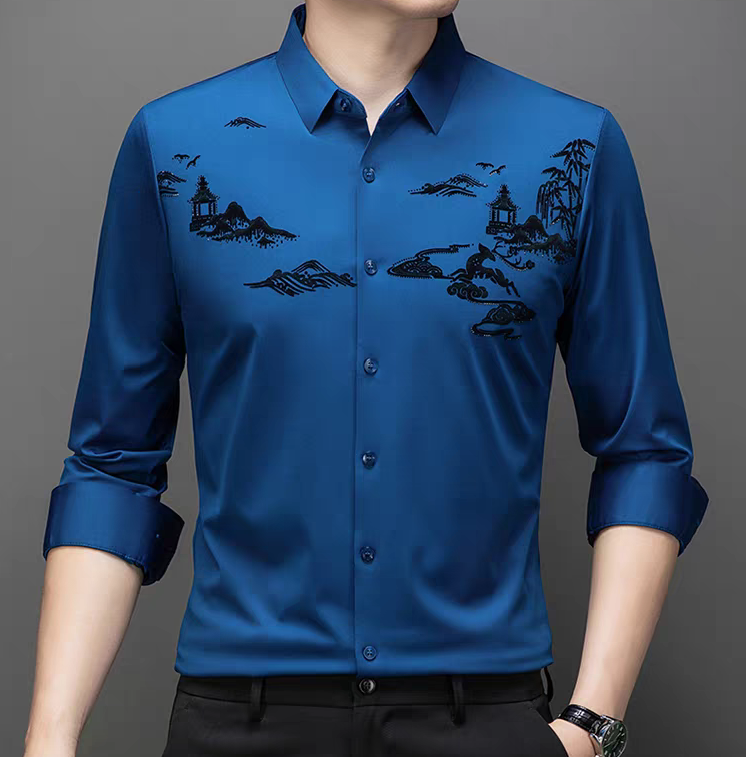 High-end silk shirt