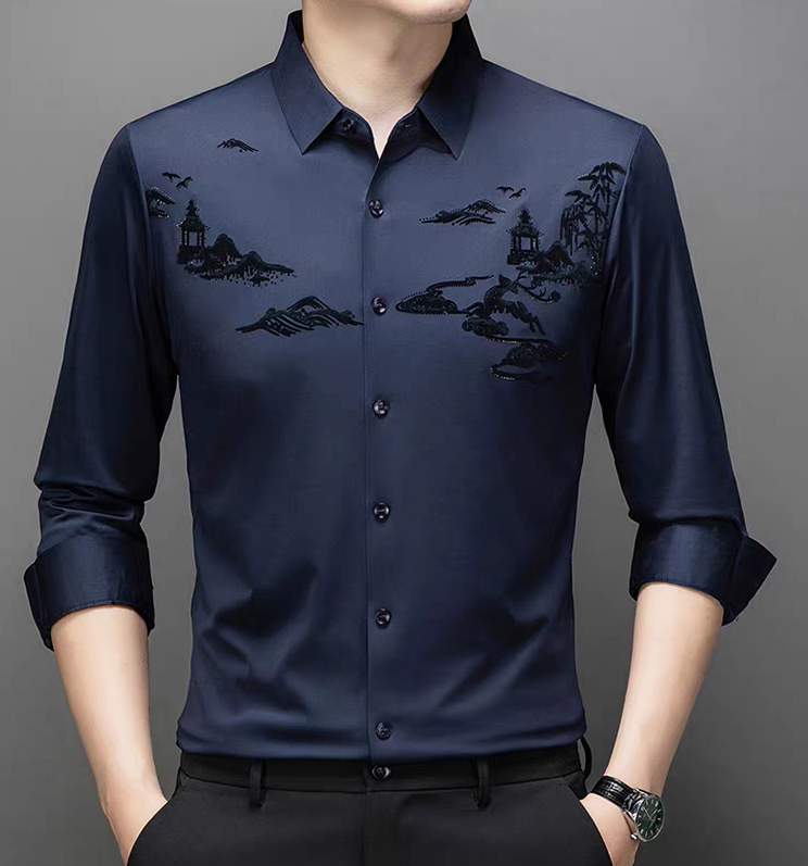 High-end silk shirt