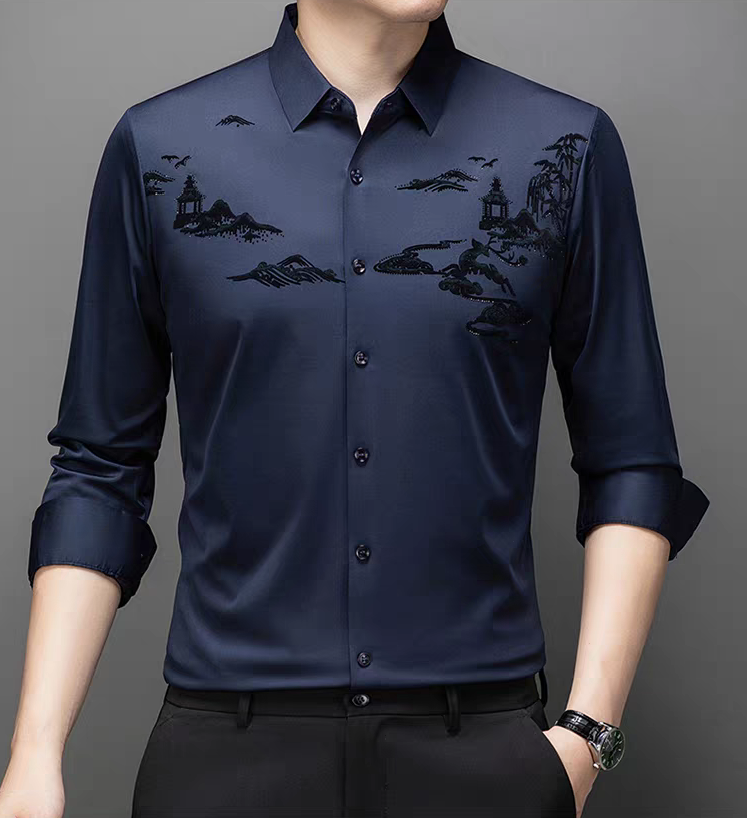High-end silk shirt