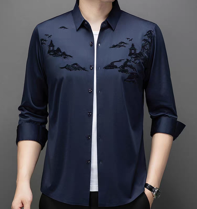 High-end silk shirt