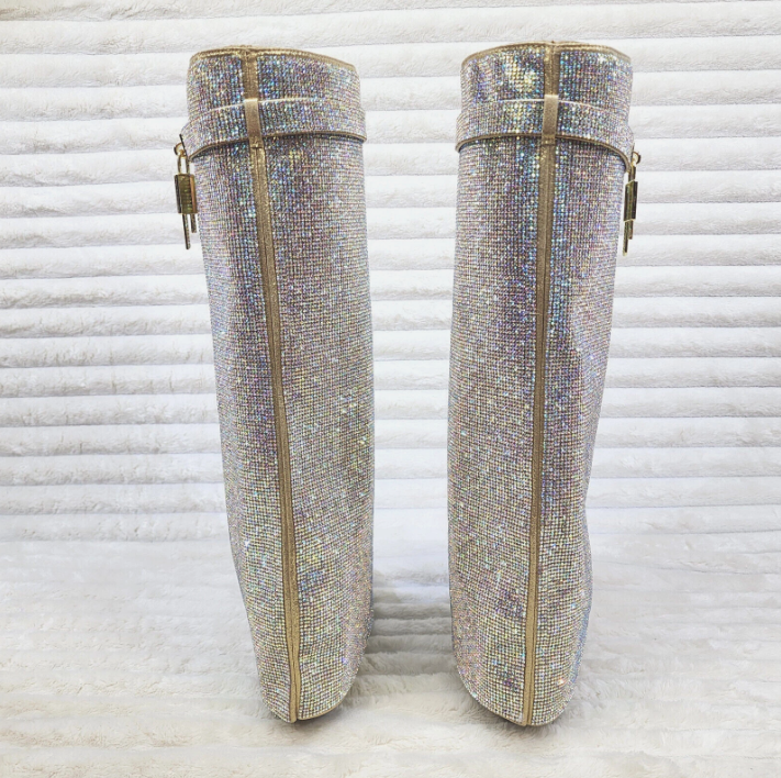 Rhinestone Over-the-Knee Women's Boots