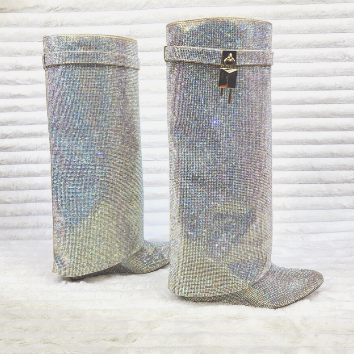 Rhinestone Over-the-Knee Women's Boots