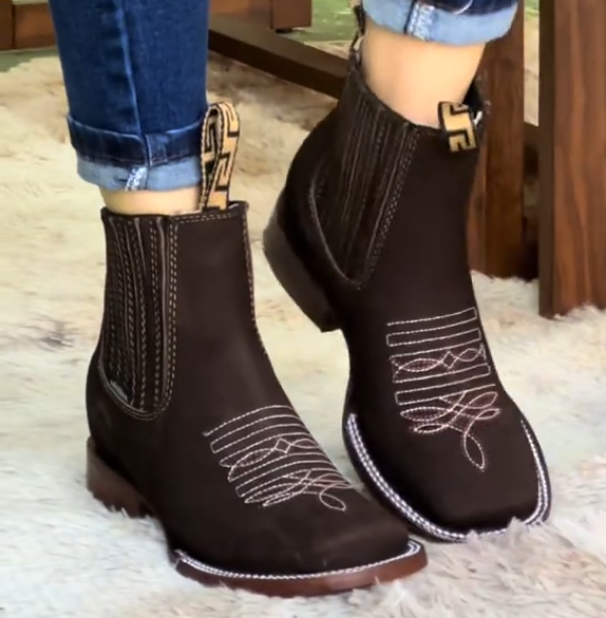 Handmade women's ankle boots