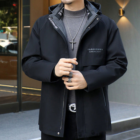 Men’s Mink Lined Parka Coat