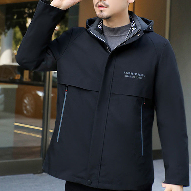 Men’s Mink Lined Parka Coat