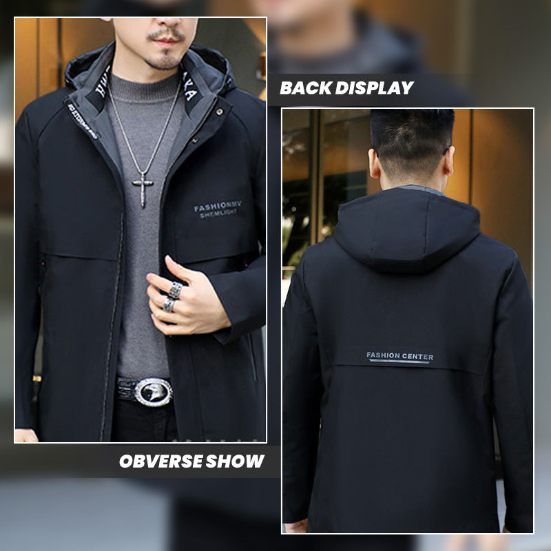 Men’s Mink Lined Parka Coat