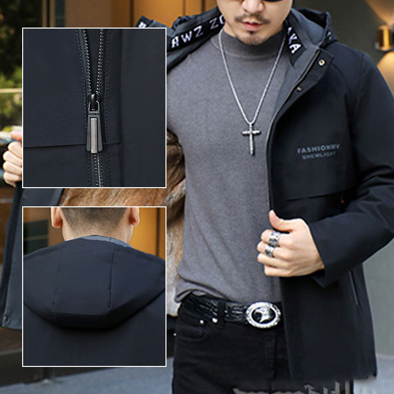 Men’s Mink Lined Parka Coat