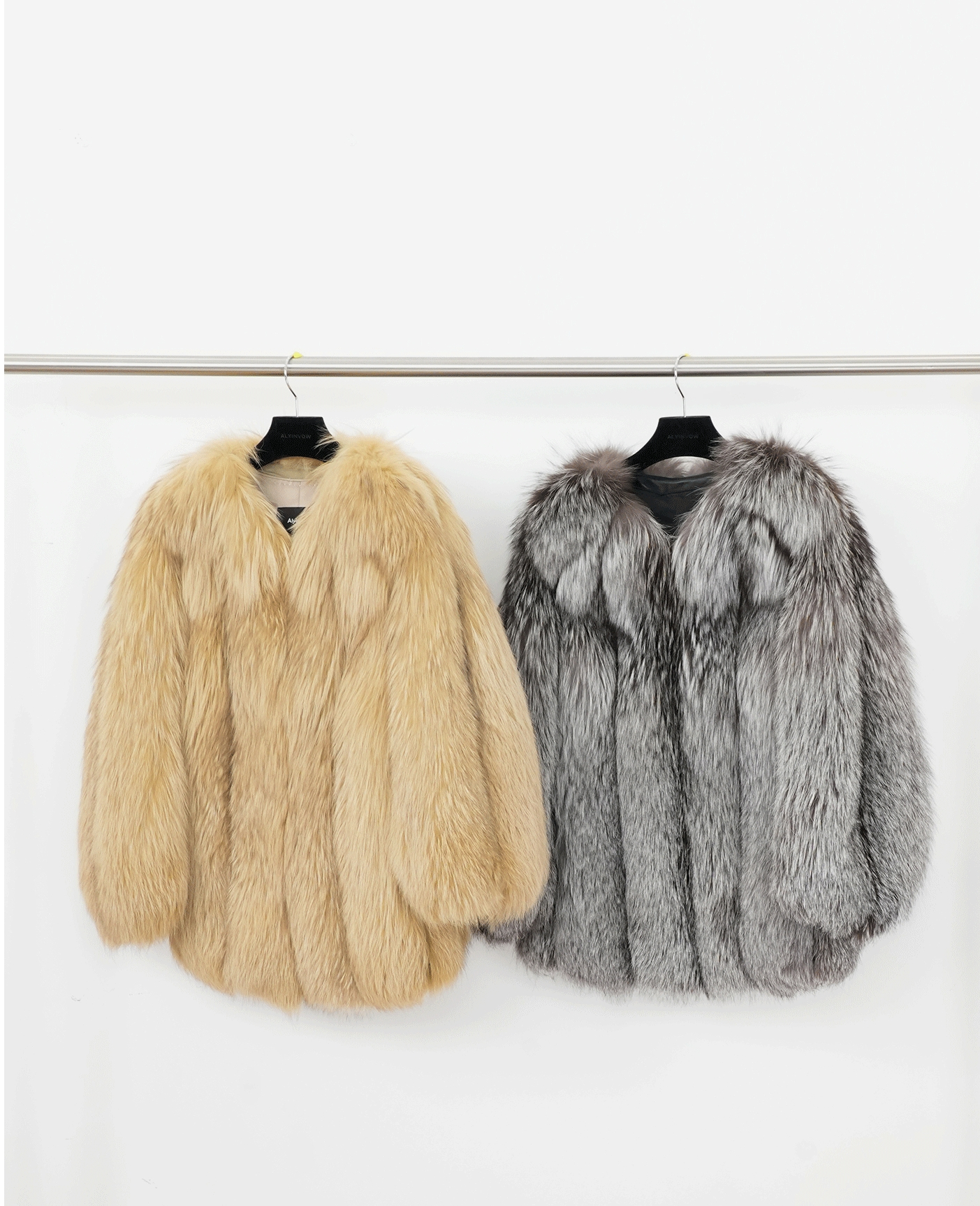 The Silver Fox Fur Coat