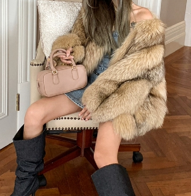 The Silver Fox Fur Coat