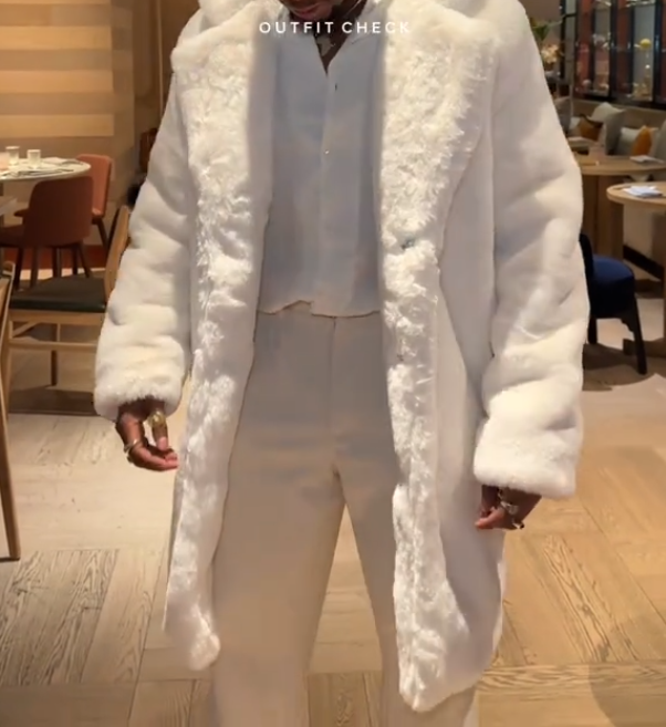 Pure White Mink Coat