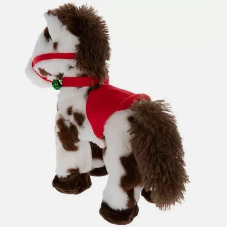 Walking electric plush animated horse