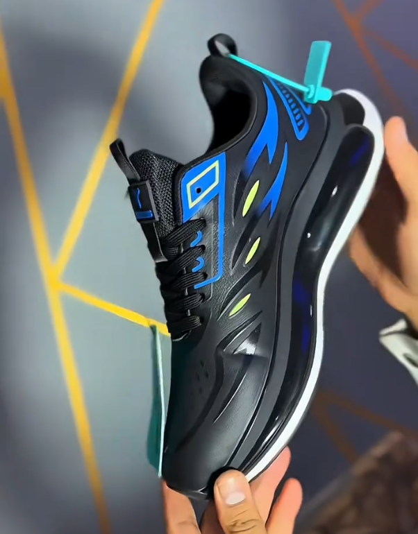 Leather soft-soled casual sneakers