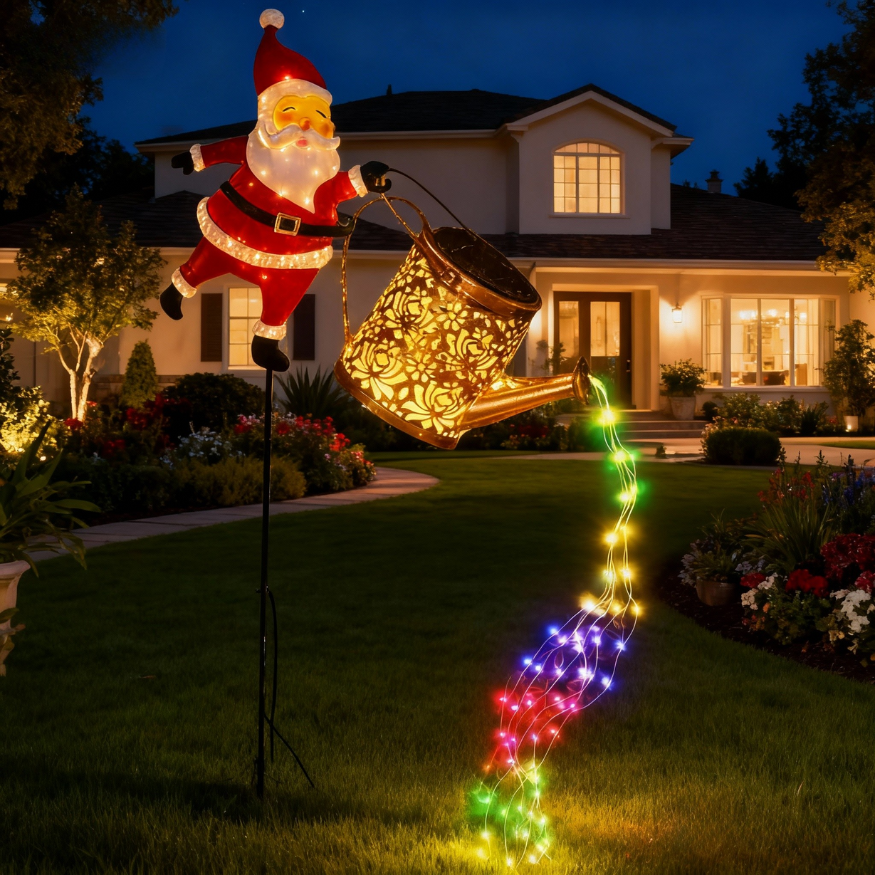 🎅Christmas Claus Solar Kettle Lights