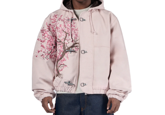 Embroidered workwear men's jacket