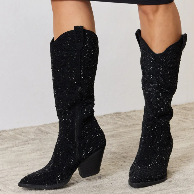Luxury Rhinestone Women's Cowboy Boots
