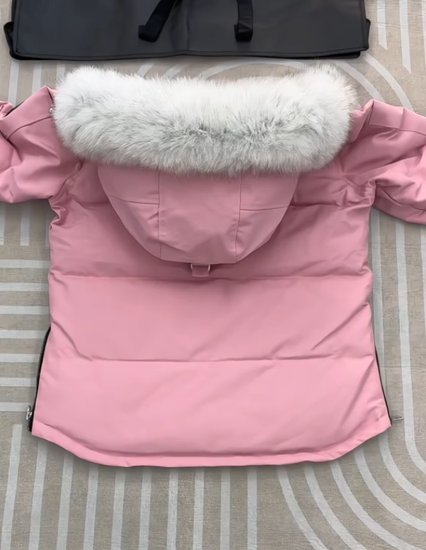 Pink short bomber jacket