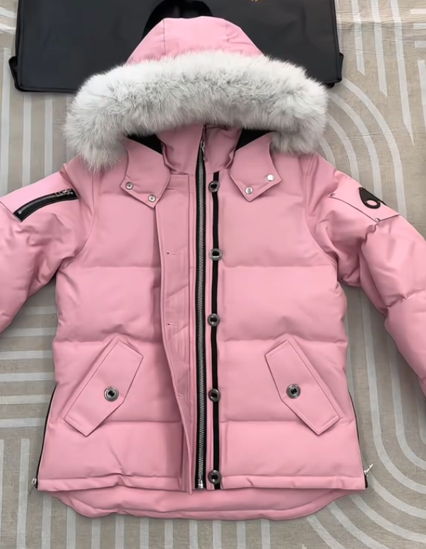 Pink short bomber jacket